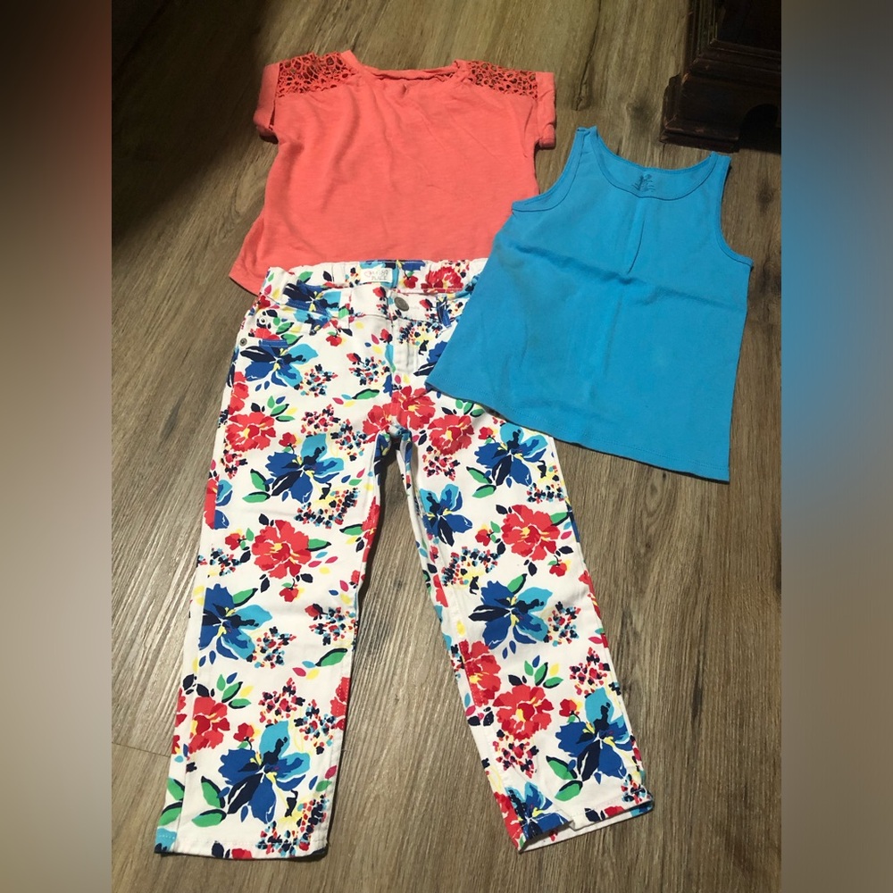 Melon floral trio 7/8